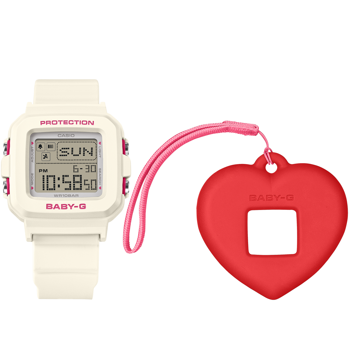 BGD-10K Reloj Baby-G Digital para Mujer pulsera de caucho