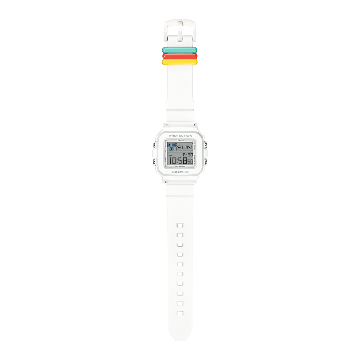 BGD-10 Reloj Baby-G de dama pulsera de caucho digital