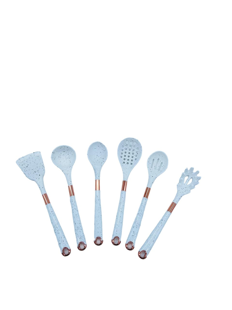 BL-01 Set de 7 utensilios de cocina base metálica