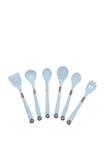 BL-01 Set de 7 utensilios de cocina base metálica