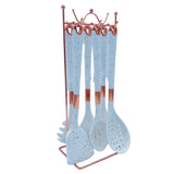 BL-01 Set de 7 utensilios de cocina base metálica