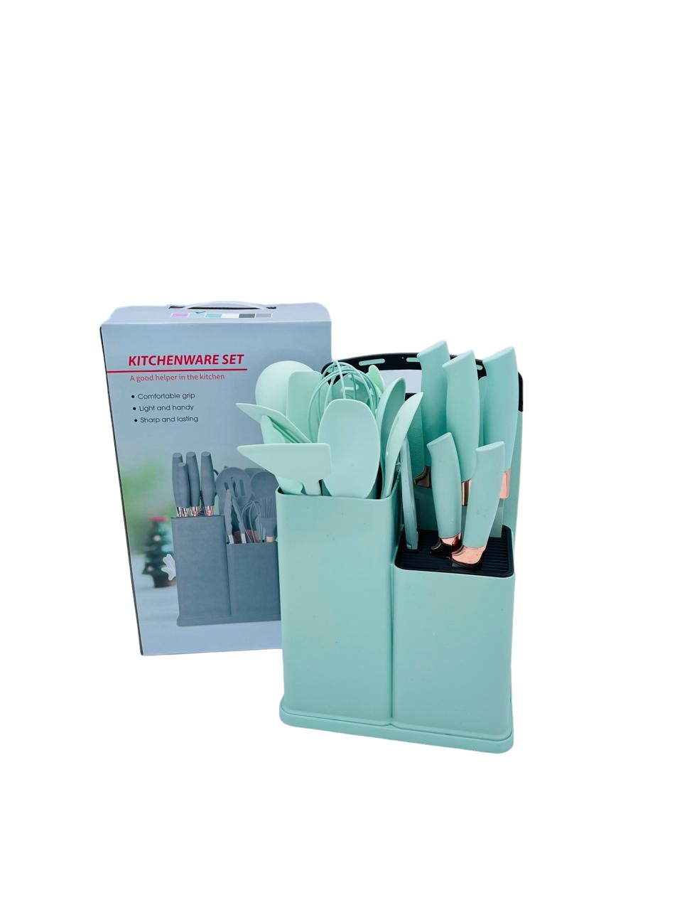 BL-06 Set de cuchillos con tabla para cortar