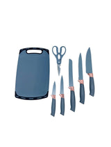 BL-07 Set de cuchillos con tabla para cortar
