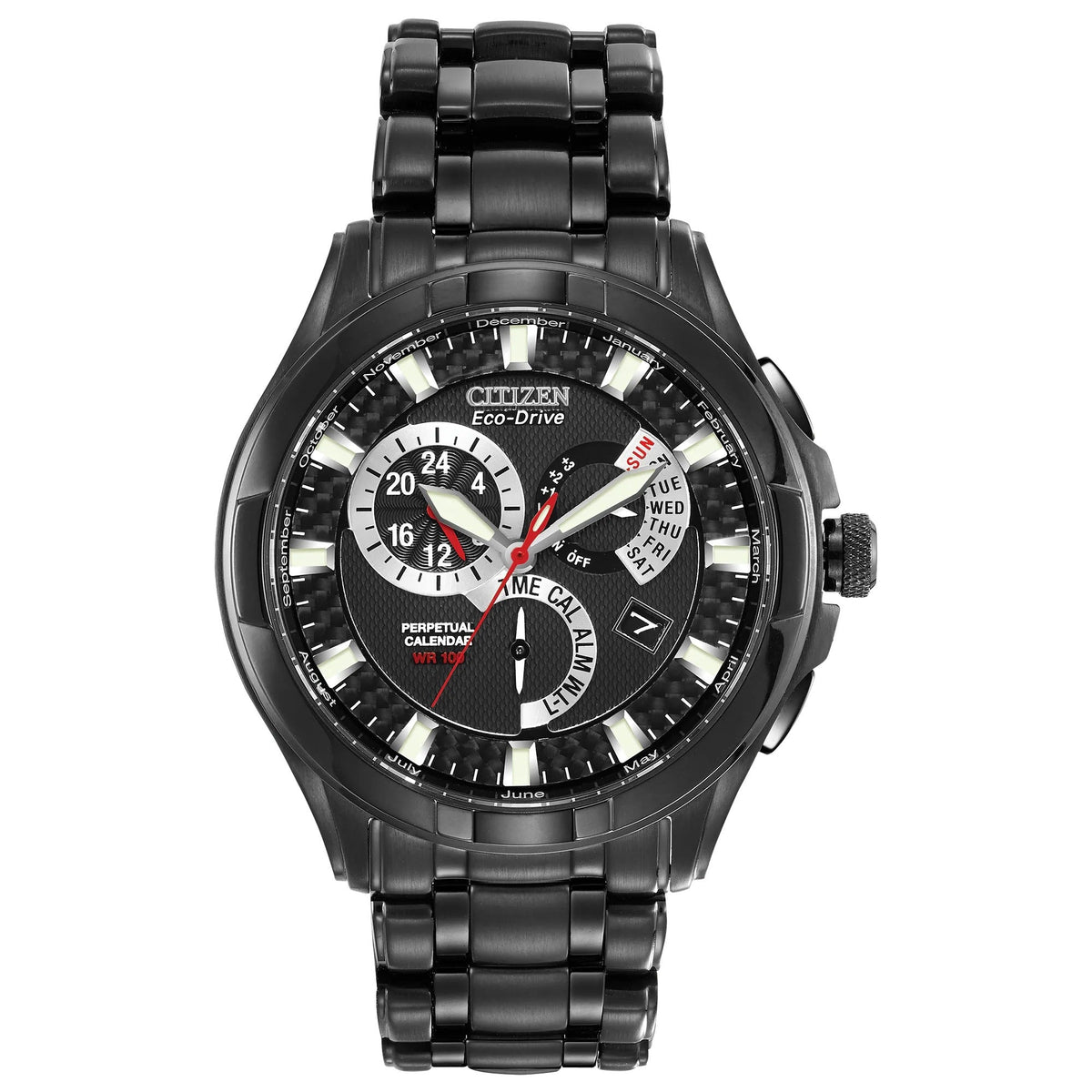 BL8097-52E Reloj Citizen Eco-Drive Brycen Perpetual Calendar de hombre correa de metal