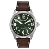 BM6838-09X Reloj Citizen Garrison de hombre pulsera de cuero