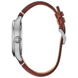 BM6838-17L Reloj Citizen Garrison de caballero pulsera de cuero