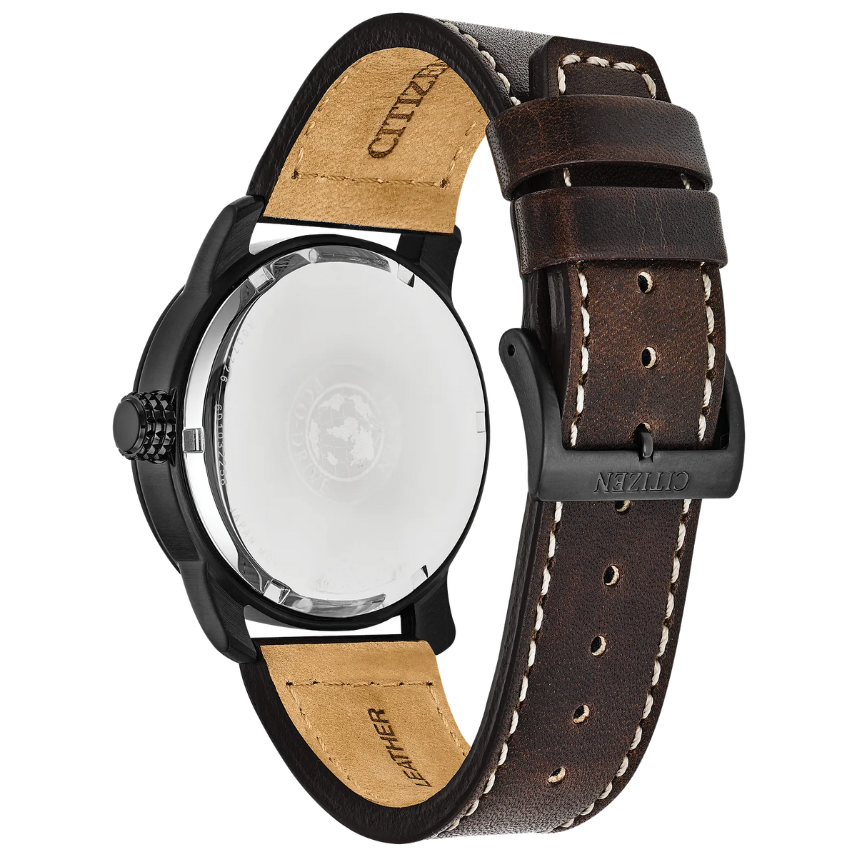 BM8478-01L Reloj Citizen Garrison de caballero pulsera de piel