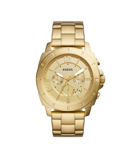 Fossil Privateer Cronógrafo Reloj para Hombre Pulsera de Metal Análogo 45mm