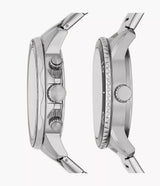 BQ2753SET Set de relojes fossil de pareja pulsera de metal