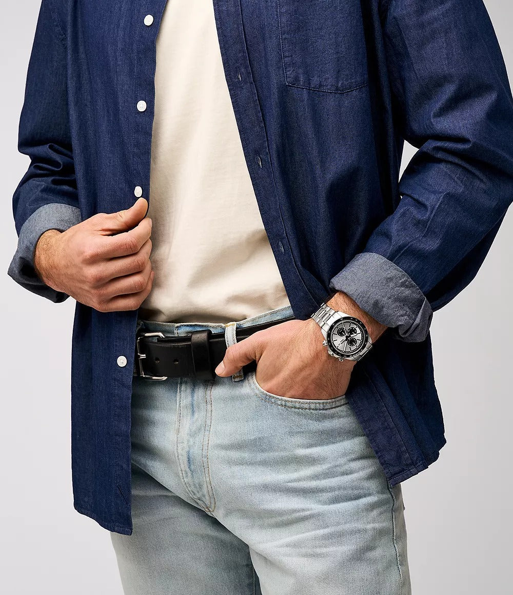 Fossil Autocross Reloj para Caballero Pulsera de Metal Análogo