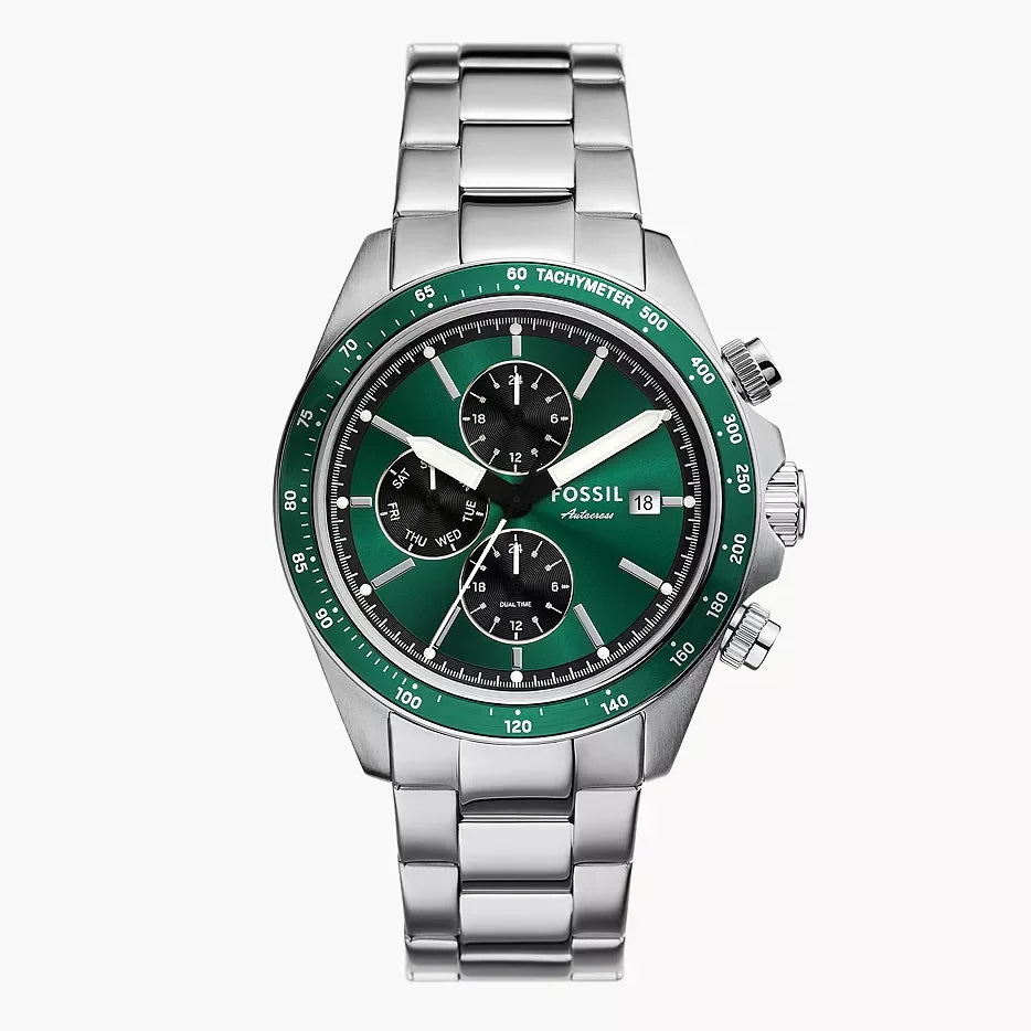 Fossil Autocross Reloj para Caballero Pulsera de Metal Análogo