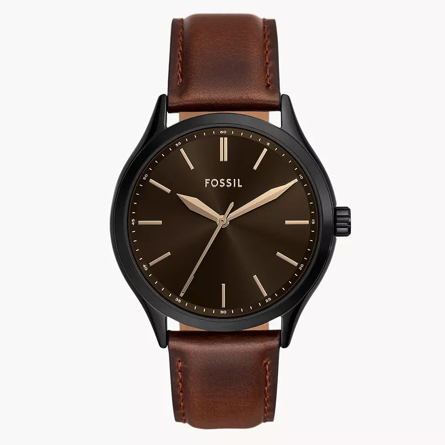 Fossil Fenmore Multifunction Reloj para Hombre Pulsera de Cuero Análogo