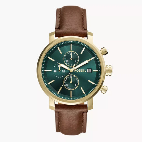 Reloj Fossil Rhett de caballero pulsera de piel