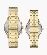 BQ2899SET Set de relojes Fossil para pareja pulsera de metal