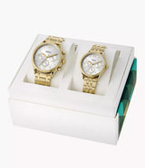 BQ2899SET Set de relojes Fossil para pareja pulsera de metal