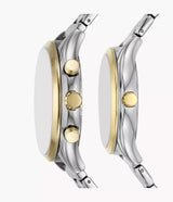 Set de relojes Fossil para dama y hombre