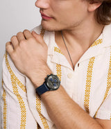 Fossil Fenmore Multifunction Reloj para Hombre Pulsera de Cuero Análogo