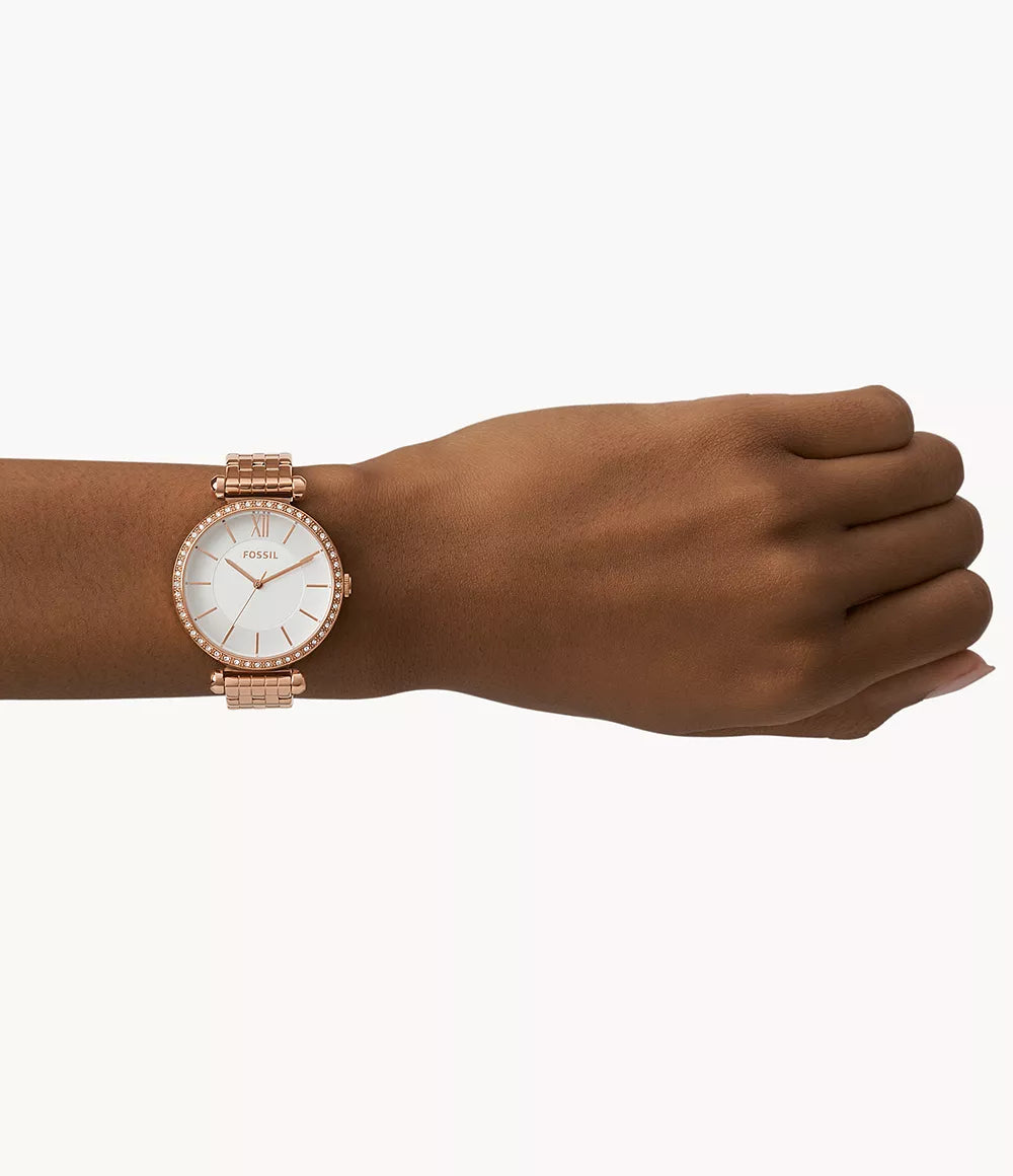 Reloj Fossil Tillie de mujer corra de metal 36 mm
