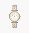 Reloj Fossil Sophisticate de dama Banda de metal 30 mm