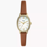 Reloj Fossil Prenny de dama pulsera de piel 23 mm