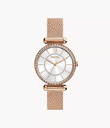 Reloj Fossil Tillie de dama pulsera mesh 36 mm