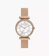Reloj Fossil Tillie de dama pulsera mesh 36 mm