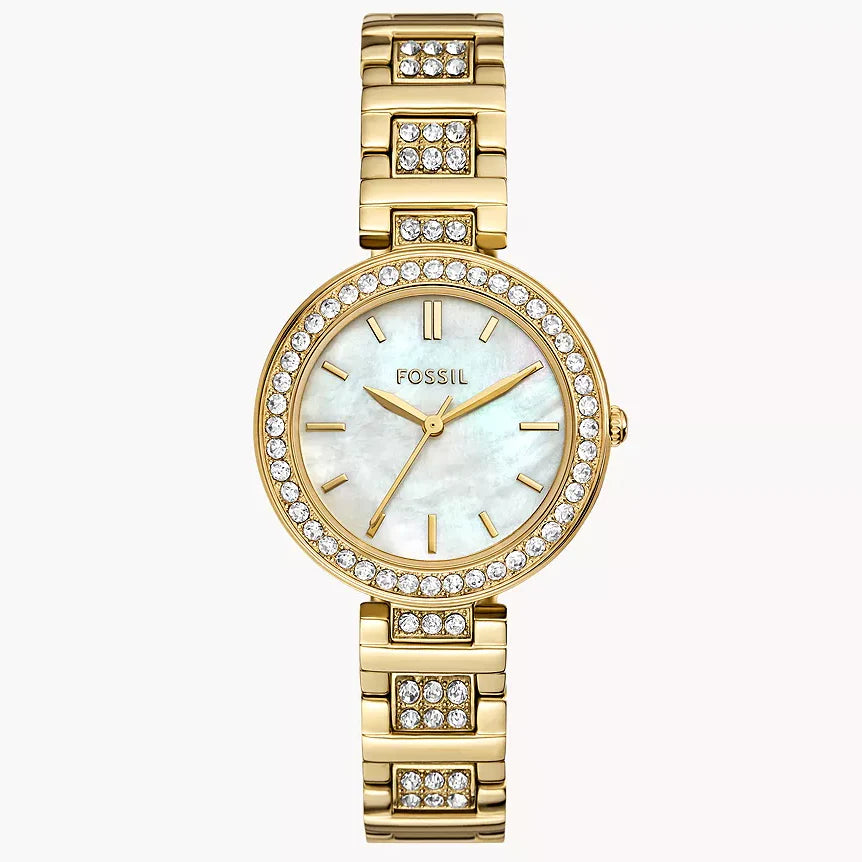 Fossil Karli Reloj Análogo para Mujer Pulsera de Metal