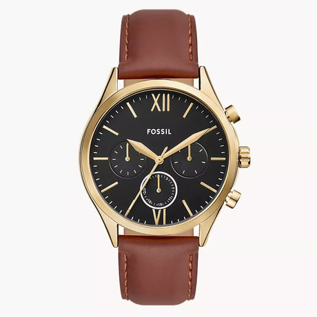 Fossil Fenmore Multifunction Reloj para Hombre Pulsera de Cuero Análogo