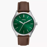 Reloj Fossil Fenmore de caballero pulsera de piel 44 mm