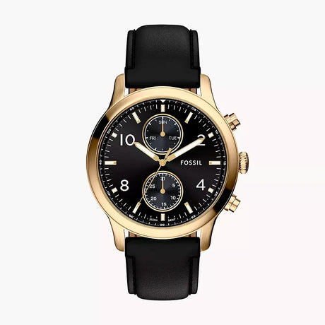 Reloj Fossil Bennett de hombre pulsera de piel 45 mm