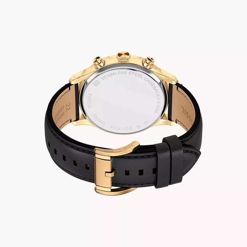Reloj Fossil Bennett de hombre pulsera de piel 45 mm