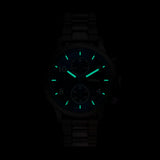 Reloj Fossil Bennett de hombre pulsera de metal 45mm