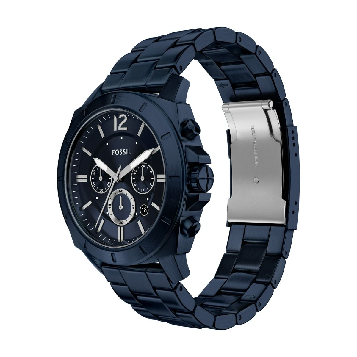 Fossil Privateer Cronógrafo Reloj para Hombre Pulsera de Metal Análogo 45mm