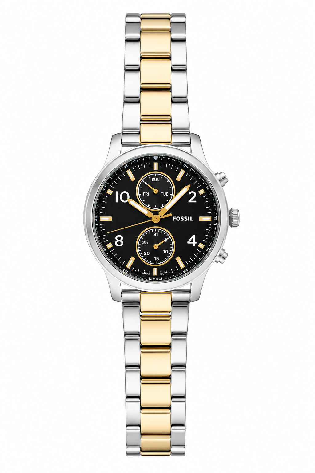 Reloj Fossil Bennett de hombre pulsera de metal 45mm
