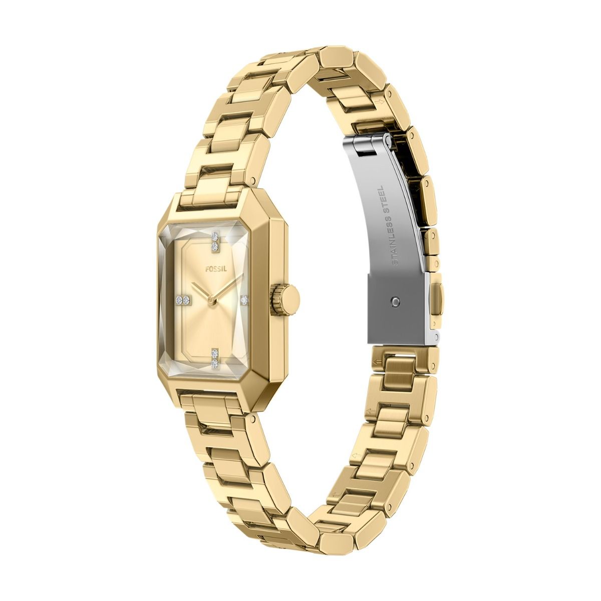 Reloj Fossil Bridget de dama correa de metal 22 mm
