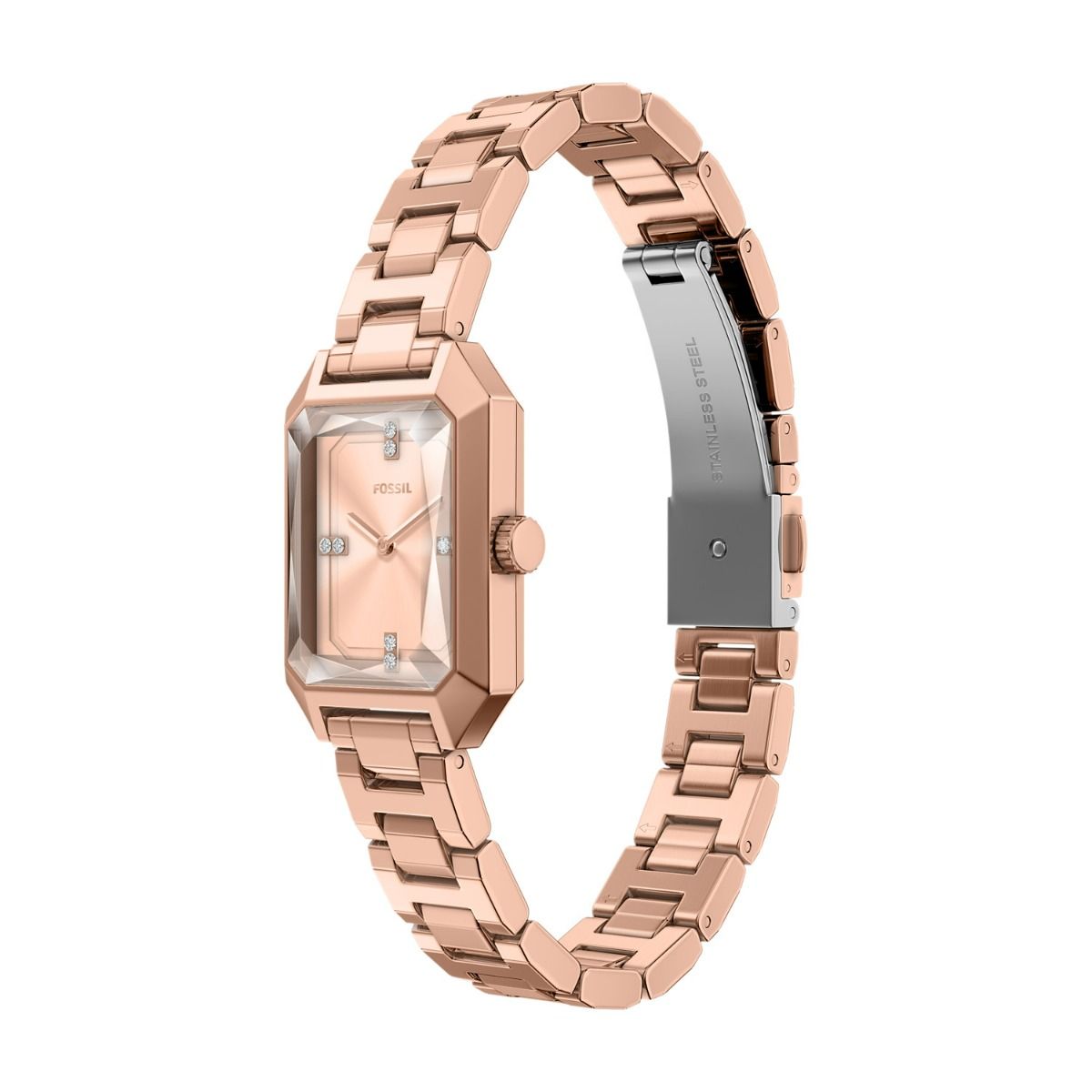 Reloj Fossil Bridget de dama correa de metal 22 mm