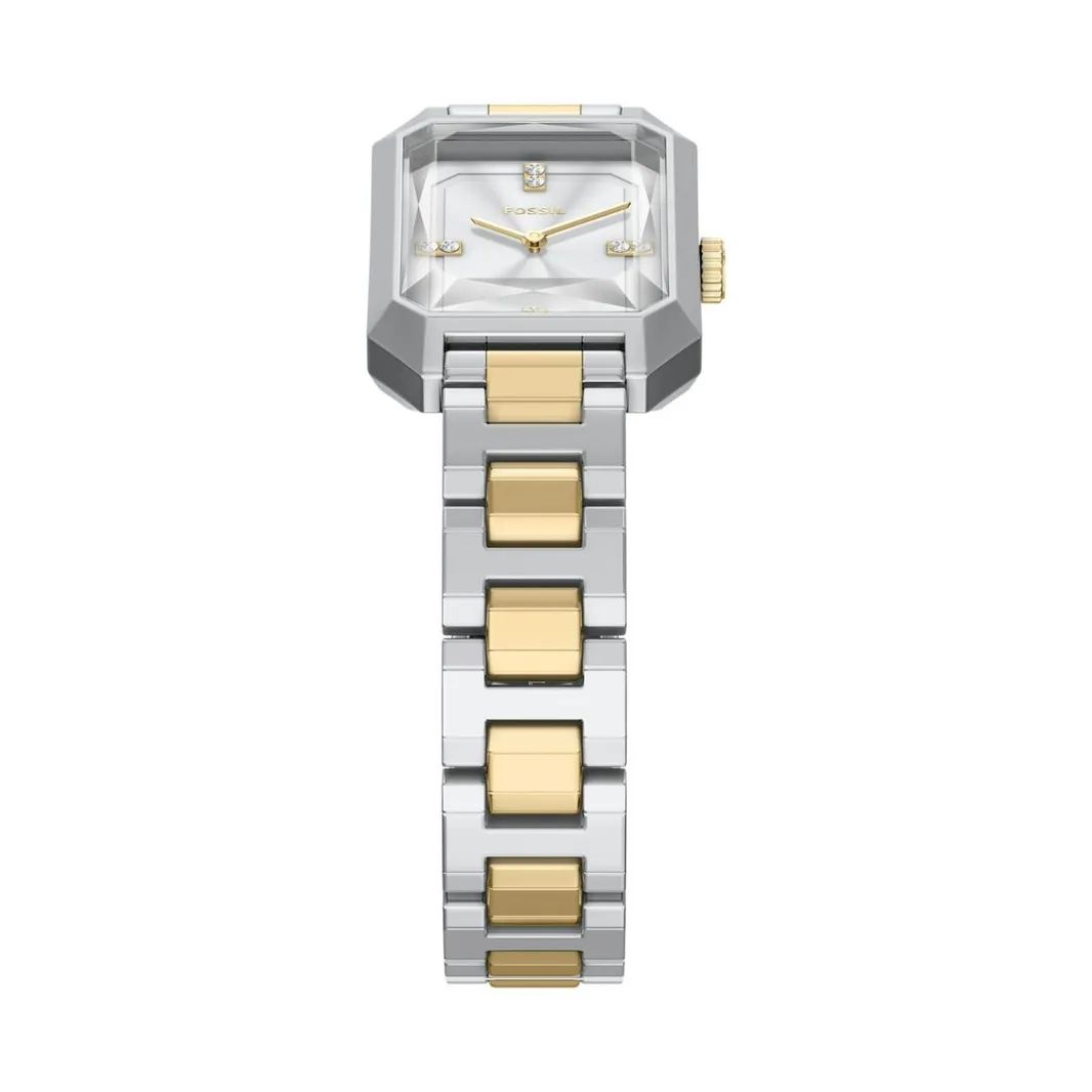 Reloj Fossil Bridget de dama correa de metal 22 mm