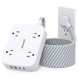 BS921BL Regleta Beshon 4 tomas 4 usb a/c