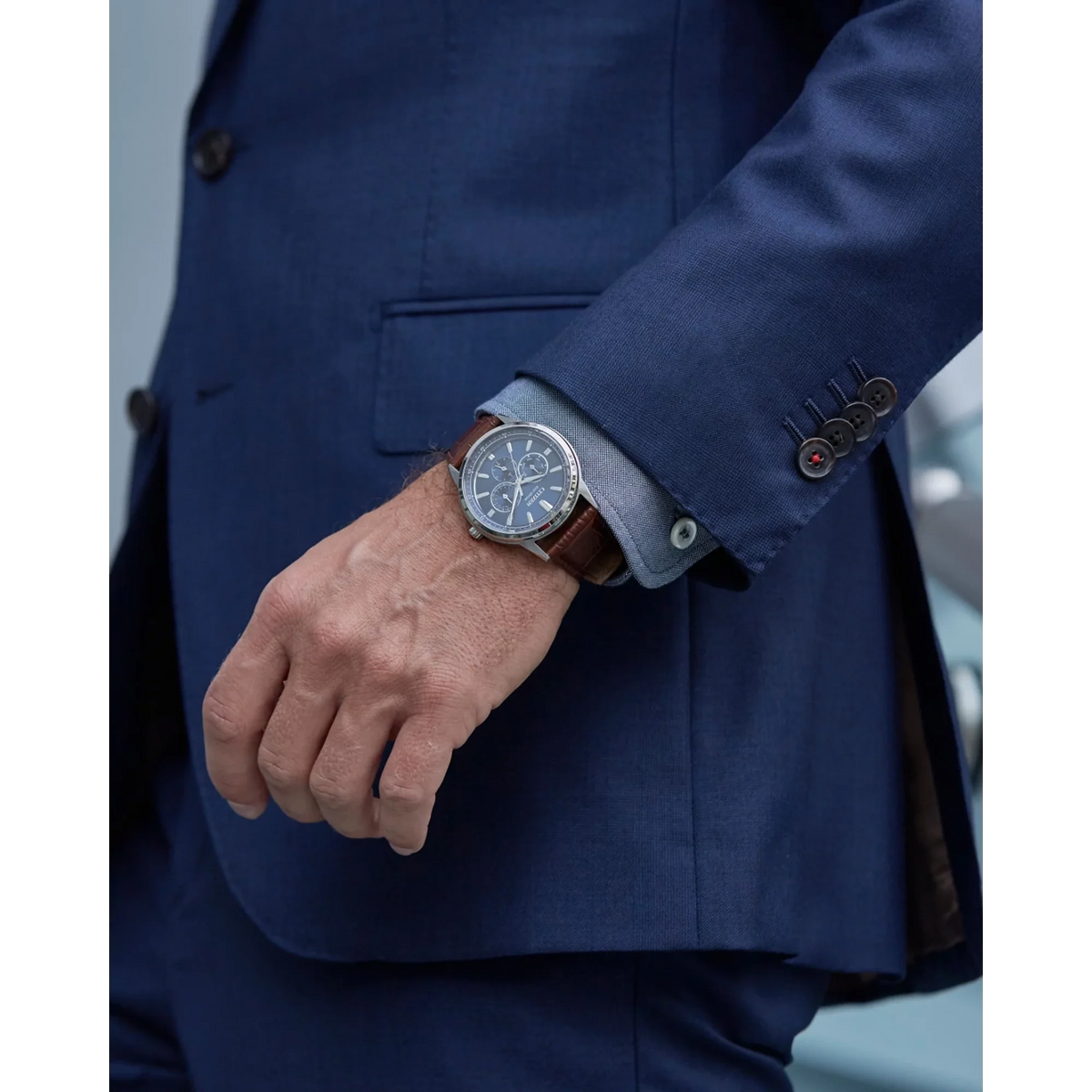 BU2070-12L Reloj Citizen Corso de hombre banda de piel 44 mm