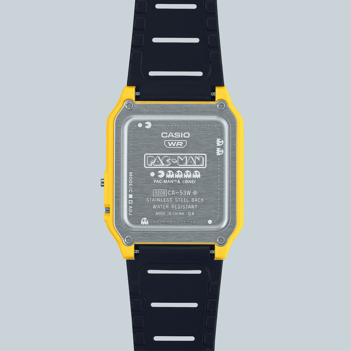 CA-53WPC-1B Reloj Casio Pac-Man unisex pulsera de resina