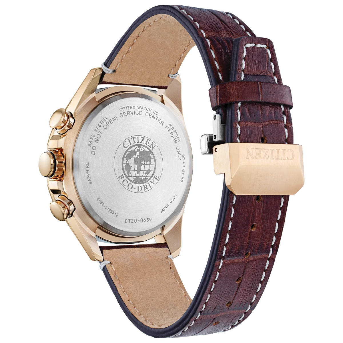 CB5919-00X Reloj Citizen PCAT de hombre pulsera de cuero 43 mm