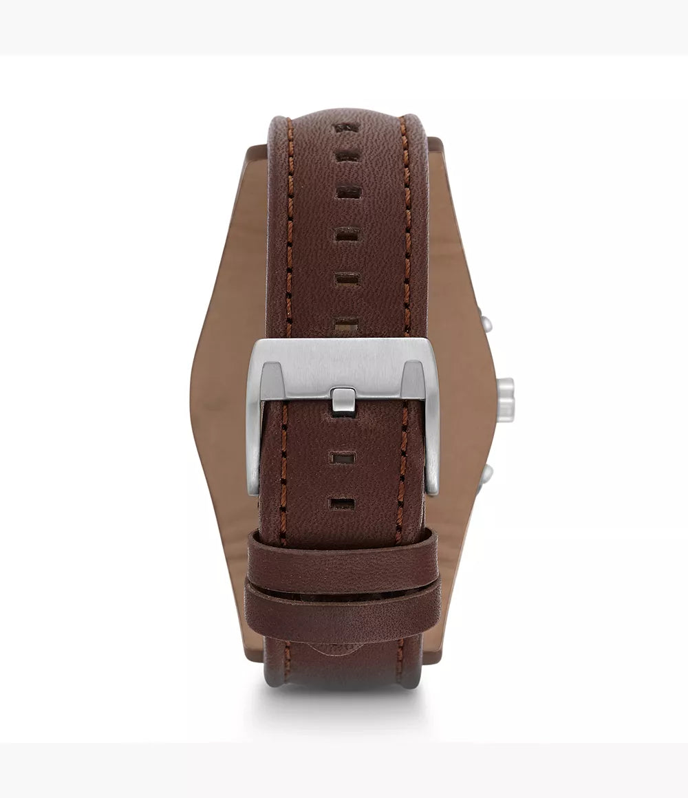 Reloj Fossil Coachman de caballero banda de piel 45 mm