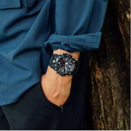 GG-B100 Reloj G-Shock Mudmaster Doble Hora para Hombre pulsera de Caucho Master of G