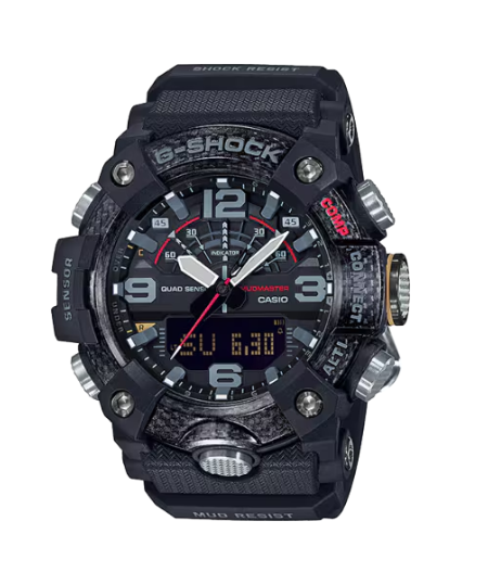 GG-B100 Reloj G-Shock Mudmaster Doble Hora para Hombre pulsera de Caucho Master of G