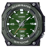 MW-620 Reloj Casio Illuminator Análogo Pulsera de Caucho para Hombre