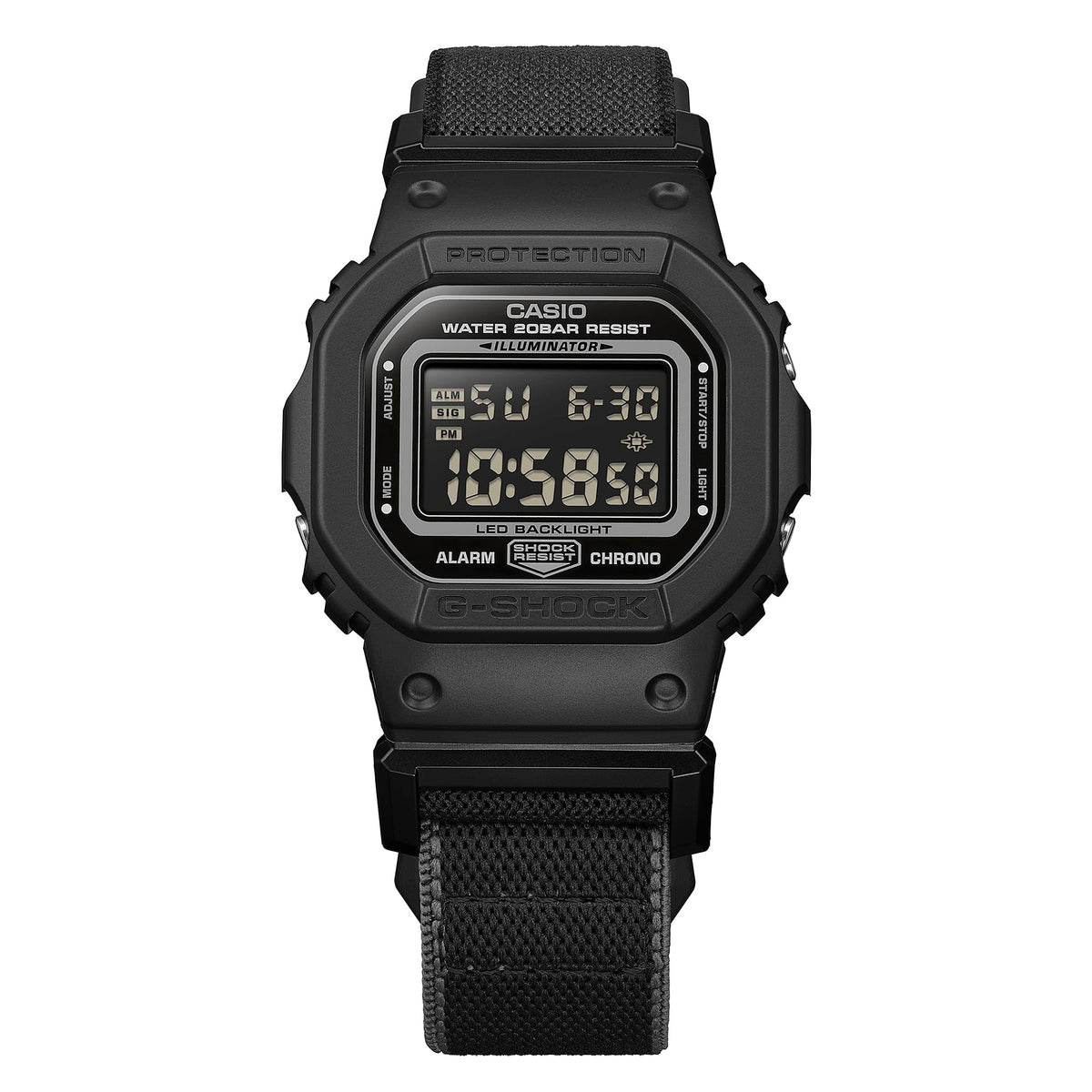 DW-5600MNC Reloj G-Shock de hombre correa de tela
