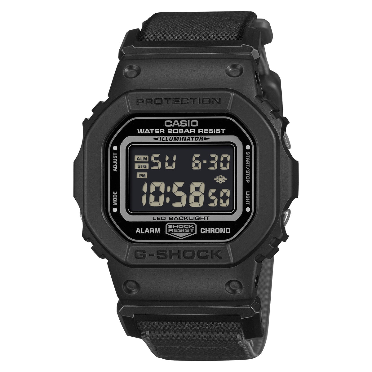 DW-5600MNC Reloj G-Shock de hombre correa de tela