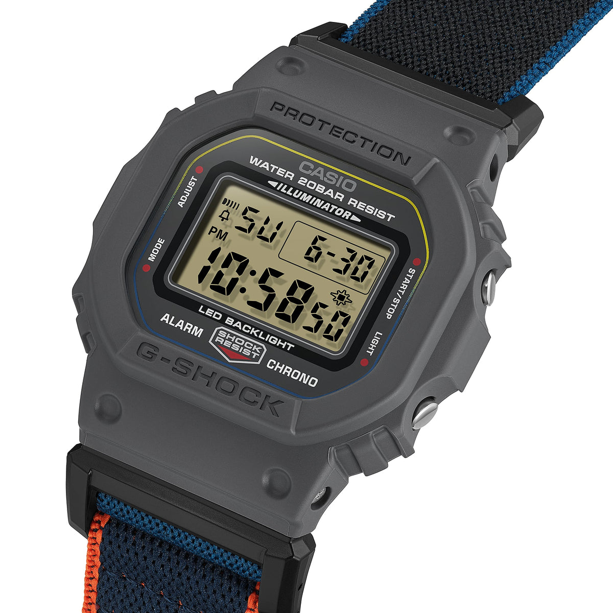 DW-5600MNC Reloj G-Shock de hombre correa de tela