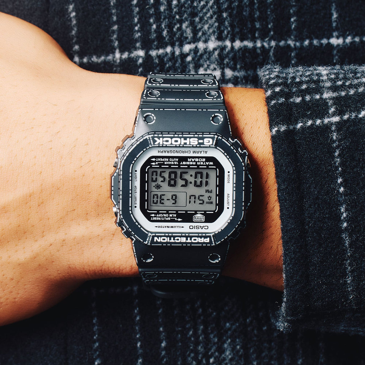 DW-5600 Reloj G-Shock Pulsera de Caucho para Hombre Digital