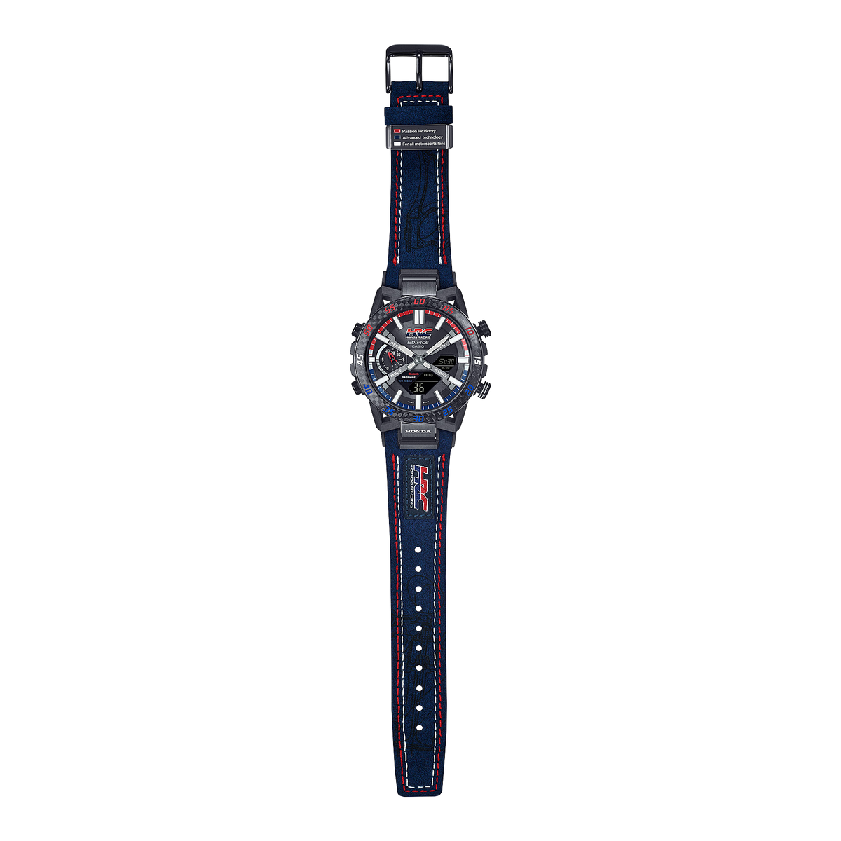 ECB-2000HR-1A Reloj Edifice Honda Racing para caballero correa de tela